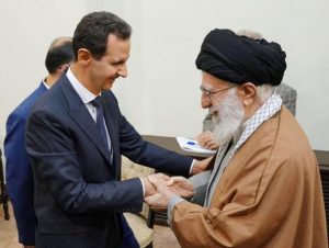هفته ی گذشته بشار اسد بعد از 8 سال به دیدار امام خامنه‌ای رفت