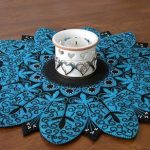 رومیزی ـ شال گردن (قلاب بافی)