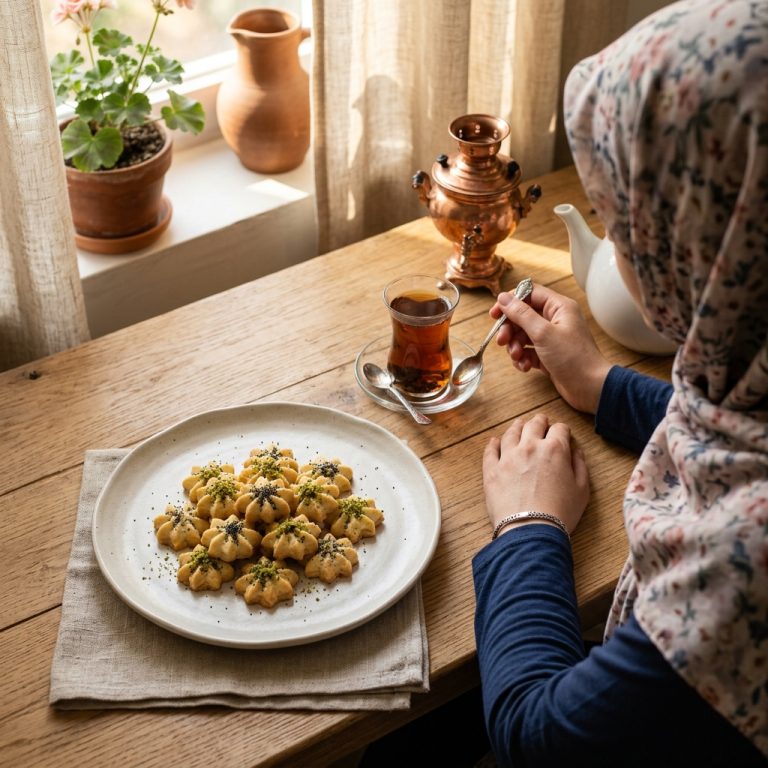 طرز تهیه شیرینی بهشتی با روغن مایع و جامد